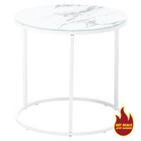 Couchtisch weiß Marmor Optik B/H/T: ca. 50x46x50 cm Enrico_Couchtisch - weiß (50,00/46,00/50,00cm)