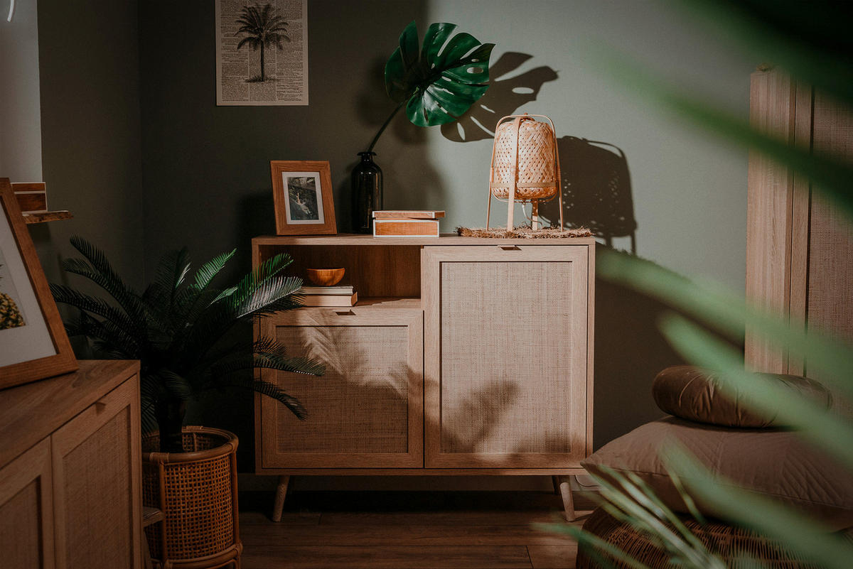 Kommode Bali Eiche Sonoma Nachbildung B/H/T: ca. 102x87x40 cm Bali - Eiche (102,00/87,00/40,00cm)