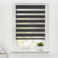 Doppelrollo Duo anthrazit B/L: ca. 70x220 cm Duo - anthrazit (70,00/220,00cm) - LICHTBLICK
