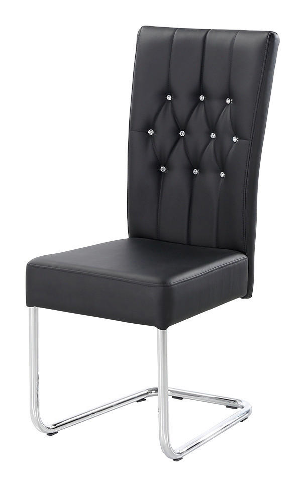 Schwingstuhl  schwarz B/H/T: ca. 42x102x57 cm Magnum_Schwingstuhl - schwarz/Chrom (42,00/102,00/57,00cm)