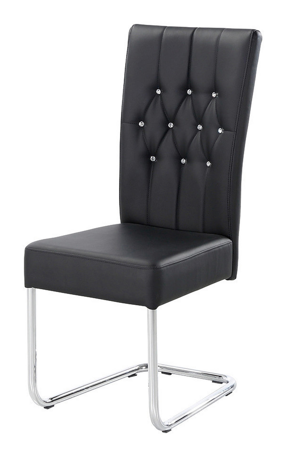Schwingstuhl  schwarz B/H/T: ca. 42x102x57 cm Magnum_Schwingstuhl - schwarz/Chrom (42,00/102,00/57,00cm)