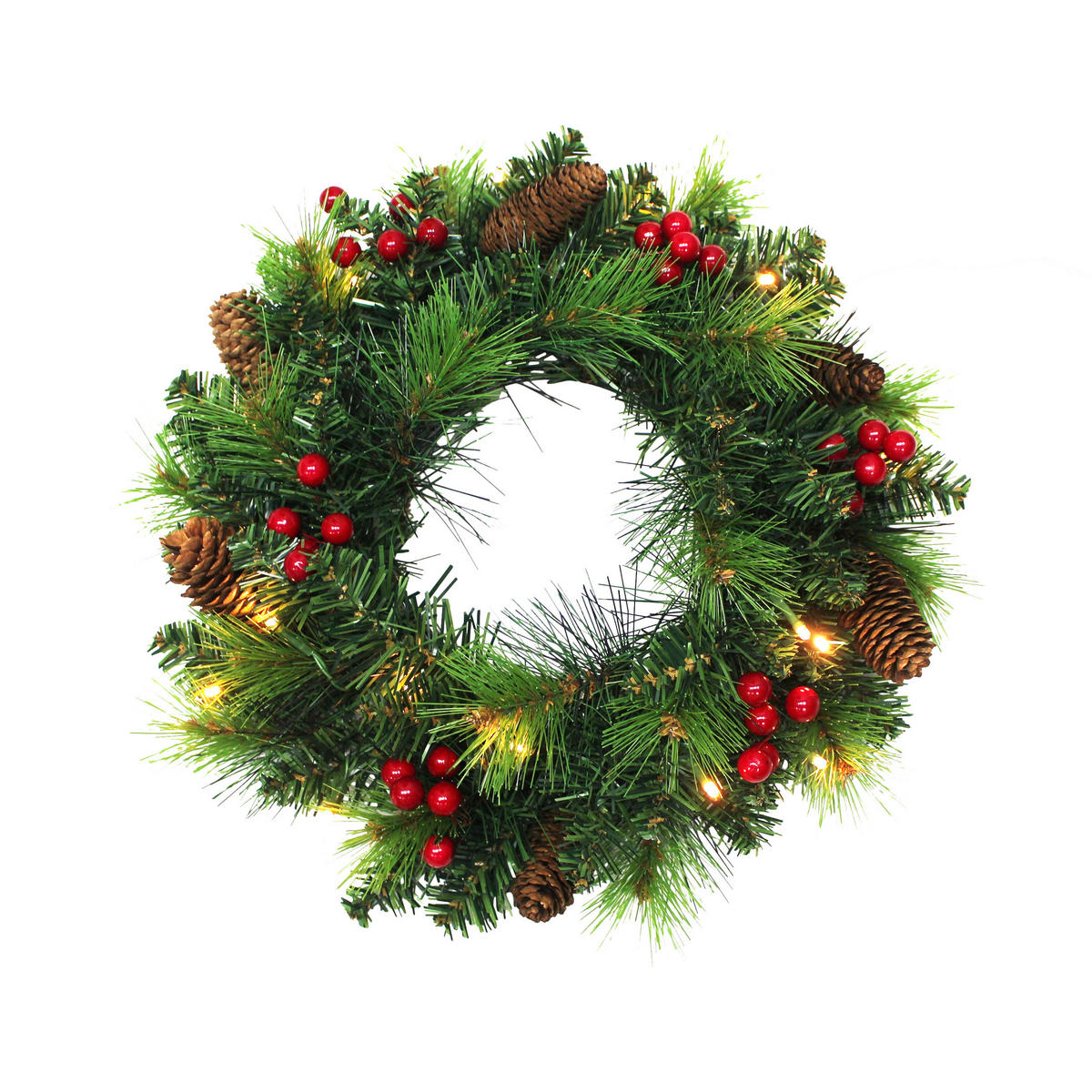 Näve Leuchten LED-Dekoartikel Noel grün Metall B/H/T: ca. 35x8x35 cm Noel - grün (35,00/8,00/35,00cm) - Näve Leuchten