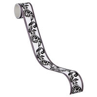 A.S.Creation Bordüre schwarz weiß B/H/D: ca. 5x500x5,5 cm Bordüre_selbstklebend - weiß/schwarz (5,50/500,00cm) - A.S.Creation