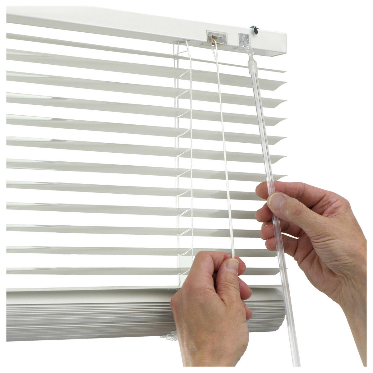 Alu-Jalousie weiß B/L: ca. 120x175 cm Jalousie_Alu - weiß (120,00/175,00cm) - Boviva