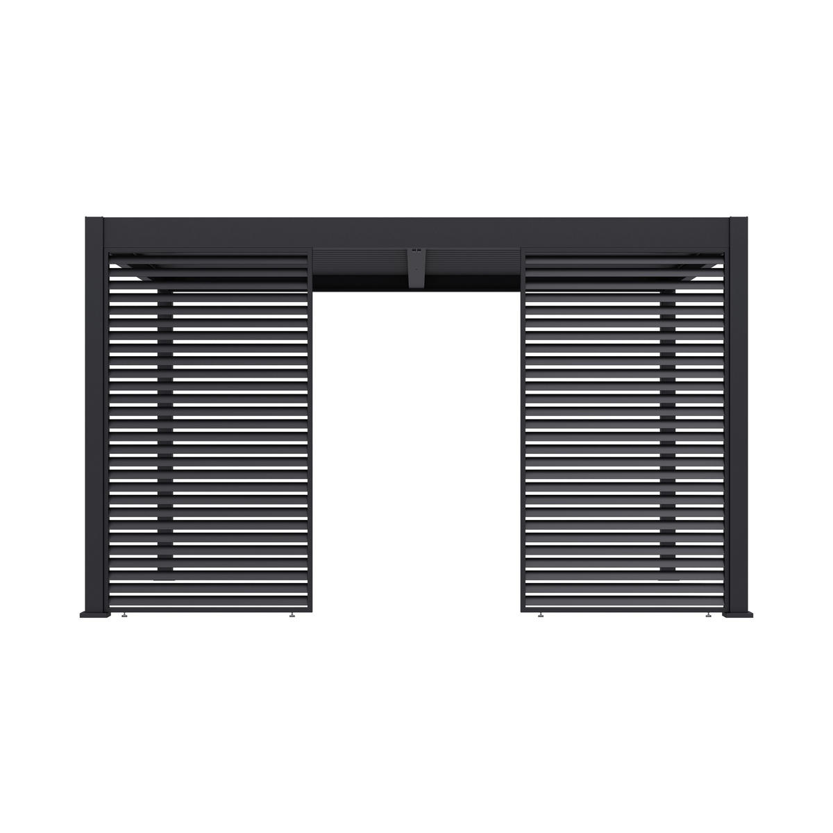 Paragon Outdoor Lamellen-Sichtschutz Grand Tuscan grau Aluminium B/H: ca. 135x234 cm Grand Tuscan - grau (135,00/234,00cm) - Paragon Outdoor
