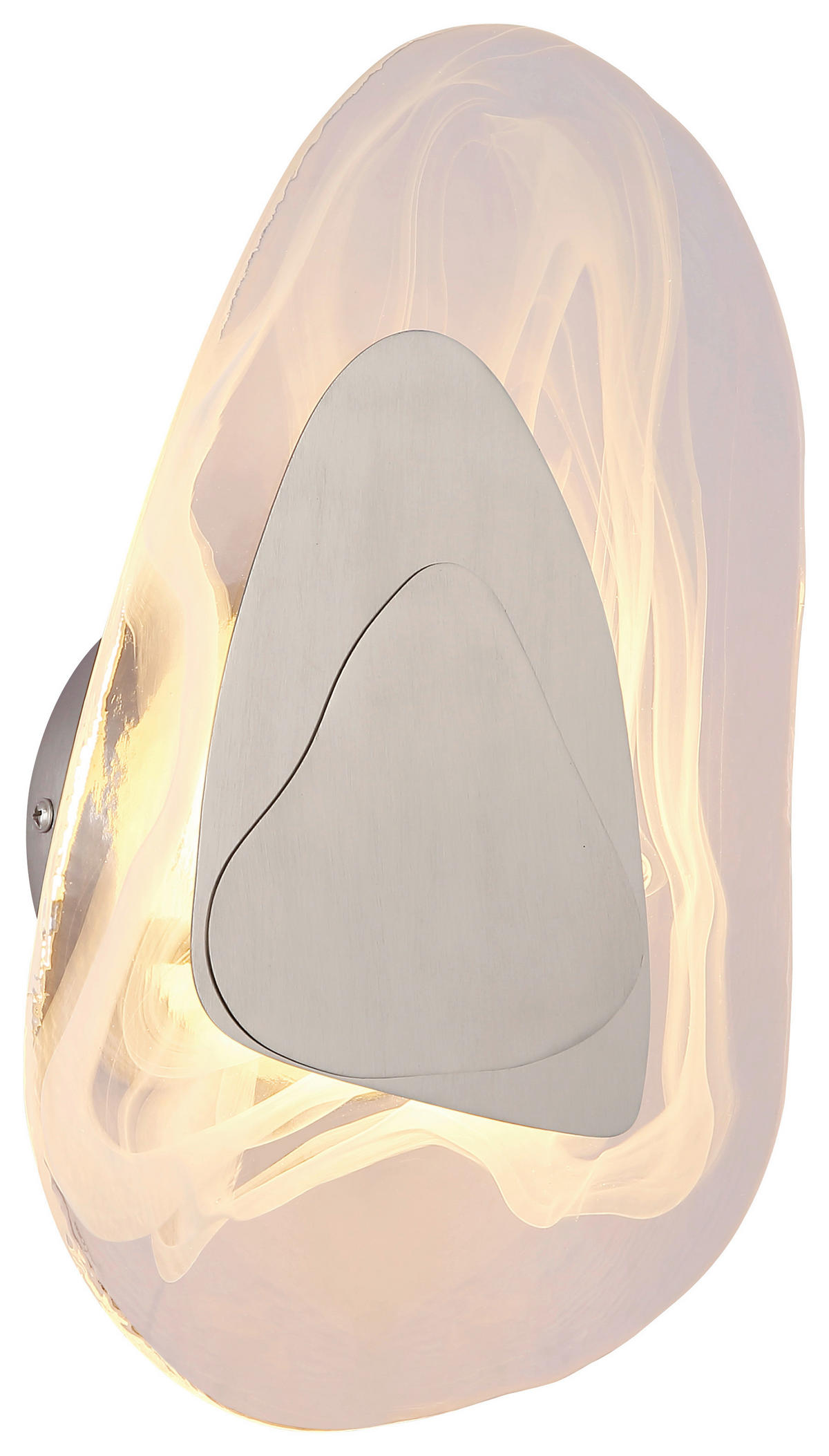 GLOBO LED-Wandleuchte DORSEY 78411N klar nickel Metall B/H: ca. 20,3x31,5 cm 1 Brennstellen DORSEY - klar/nickel (20,30/31,50cm) - GLOBO