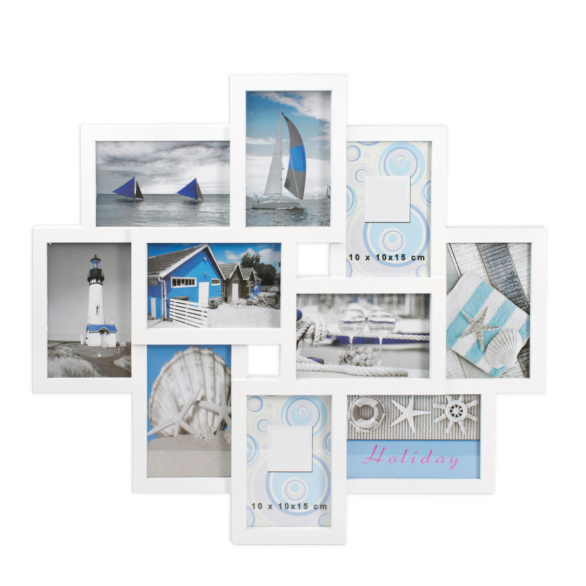 The Wall Galerierahmen weiß B/H/L: ca. 55x3x55 cm Multirahmen_Showcase - weiß (55,00/55,00/3,00cm) - The Wall