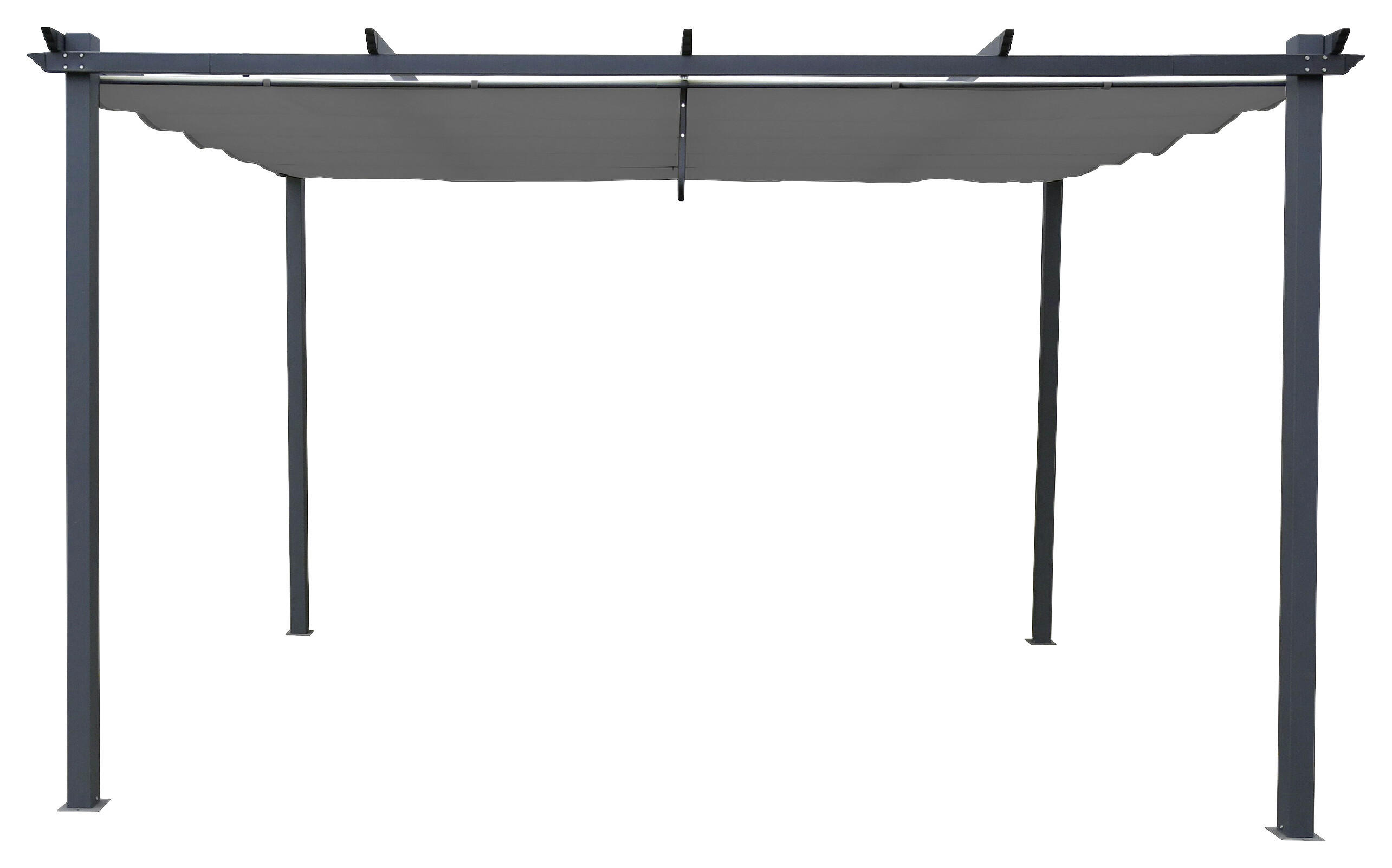 Grasekamp Ersatzdach für Pergola Pompeii grau Polyester-Mischgewebe B/L: ca. 300x400 cm