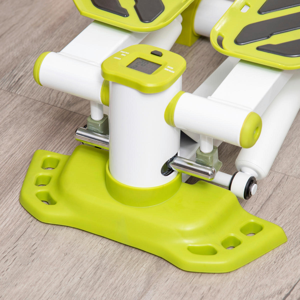 HOMCOM Mini Stepper gelb Stahl B/H/L: ca. 34x21x48 cm Mini Stepper - weiß/gelb (48,00/34,00/21,00cm) - HOMCOM