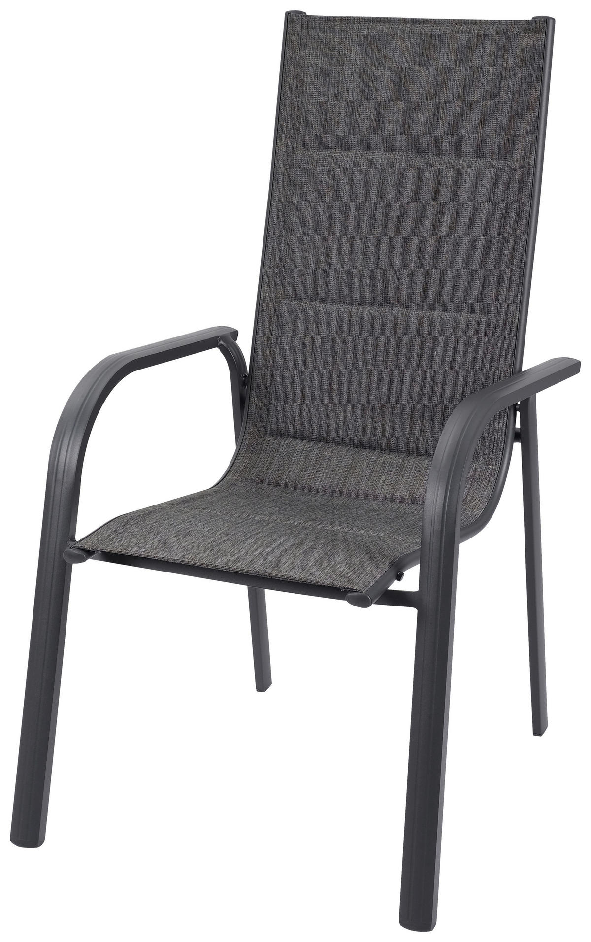 POCOline Stapelsessel Boston anthrazit Alu B/H/L: ca. 74x109x60 cm Boston - anthrazit (60,00/74,00/109,00cm) - POCOline