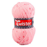 Handstrickgarn Twister Baby rosé L: ca. 21000 cm Twister Baby - rosé/Multi (21000,00cm) - Twister