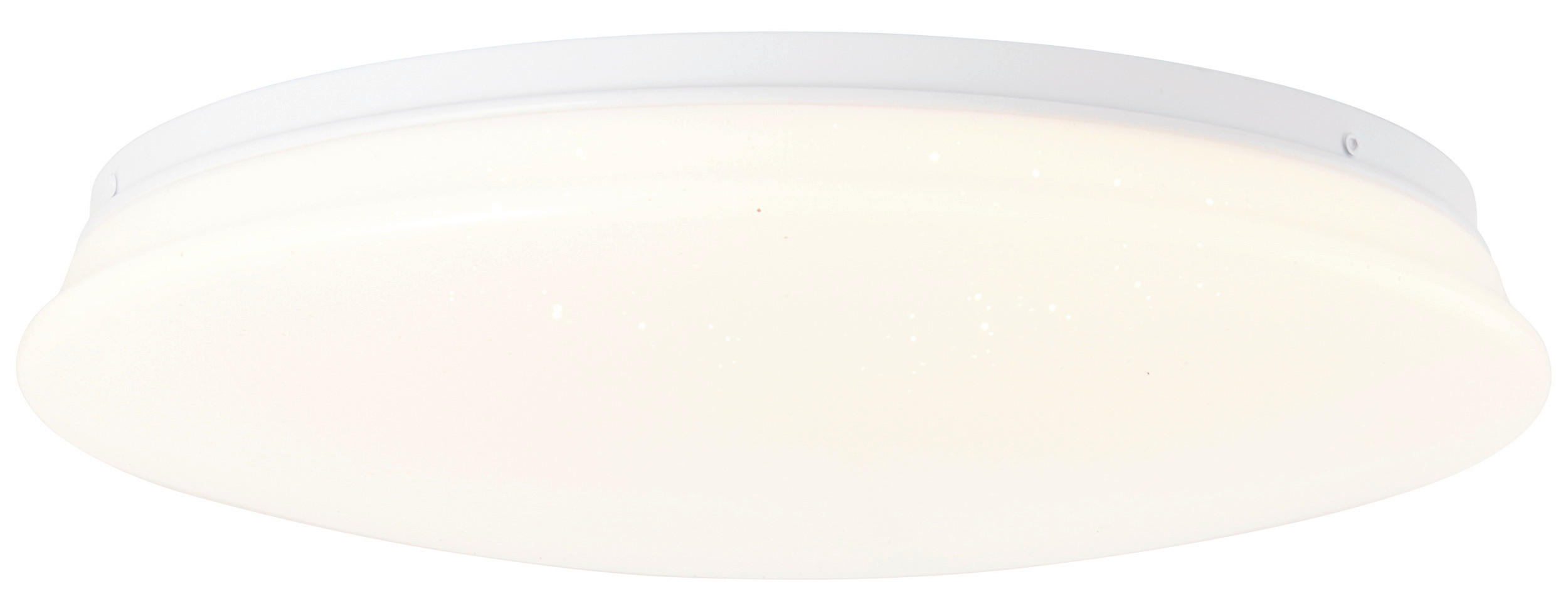 Brilliant Deckenleuchte Farica G97133/05 weiß warmweiß Kunststoff Glas B/H/T/D: ca. 33x7x33x33 cm null 1 Brennstellen Deckenleuchte Farica G97133/05 - warmweiß/weiß (33,00/7,00/33,00cm) - Brilliant