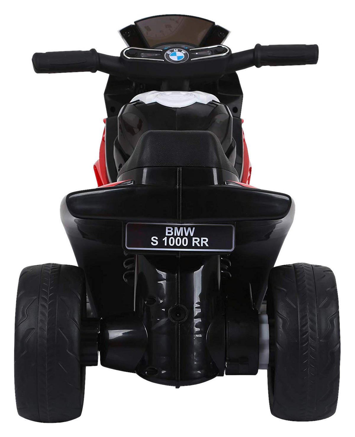HOMCOM Kindermotorrad BMW S1000RR weiß B/H/L: ca. 37x44x66 cm BMW S1000RR - weiß/rot (66,00/37,00/44,00cm) - HOMCOM