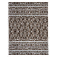 Kayoom Flachgewebeteppich Sunny 110 braun B/L: ca. 80x150 cm Sunny 110 - braun (80,00/150,00cm) - Kayoom