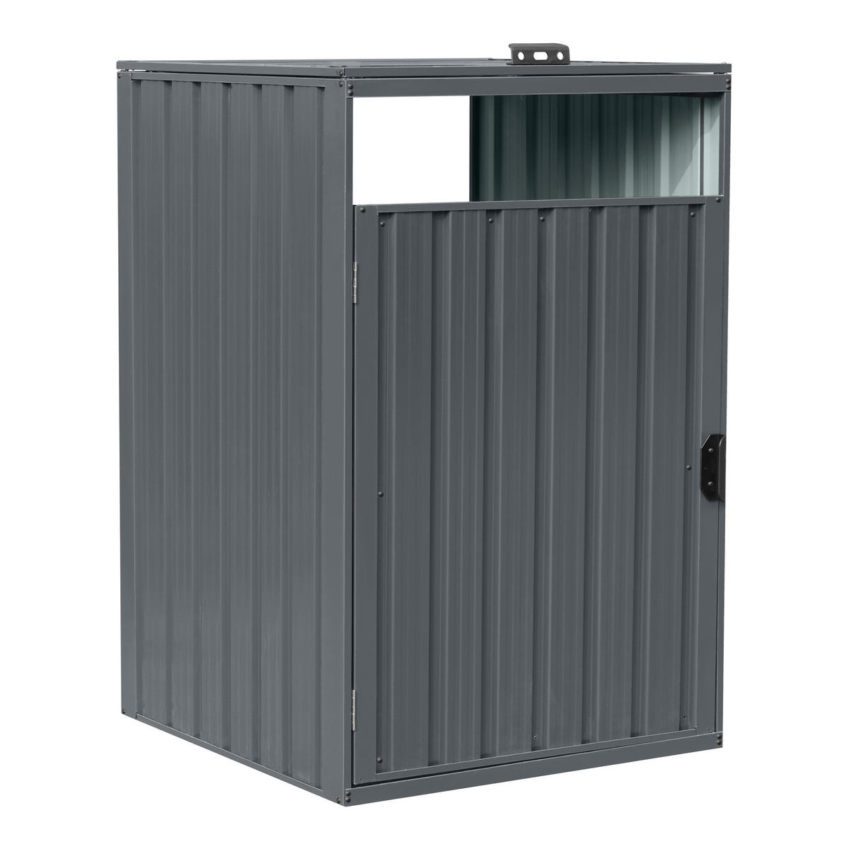 AXI Outdoor Living Mülltonnenbox Owen anthrazit B/H/L: ca. 80x122x80 cm Owen - anthrazit (80,00/80,00/122,00cm) - AXI Outdoor Living