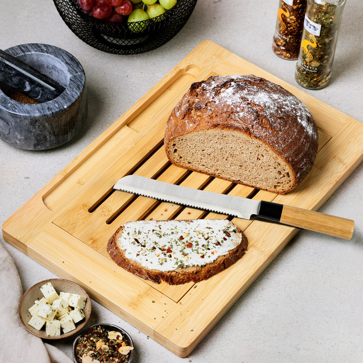 Kesper Schneidbrett Schneidebrett - natur (28,00/42,00/2,00cm) - Kesper