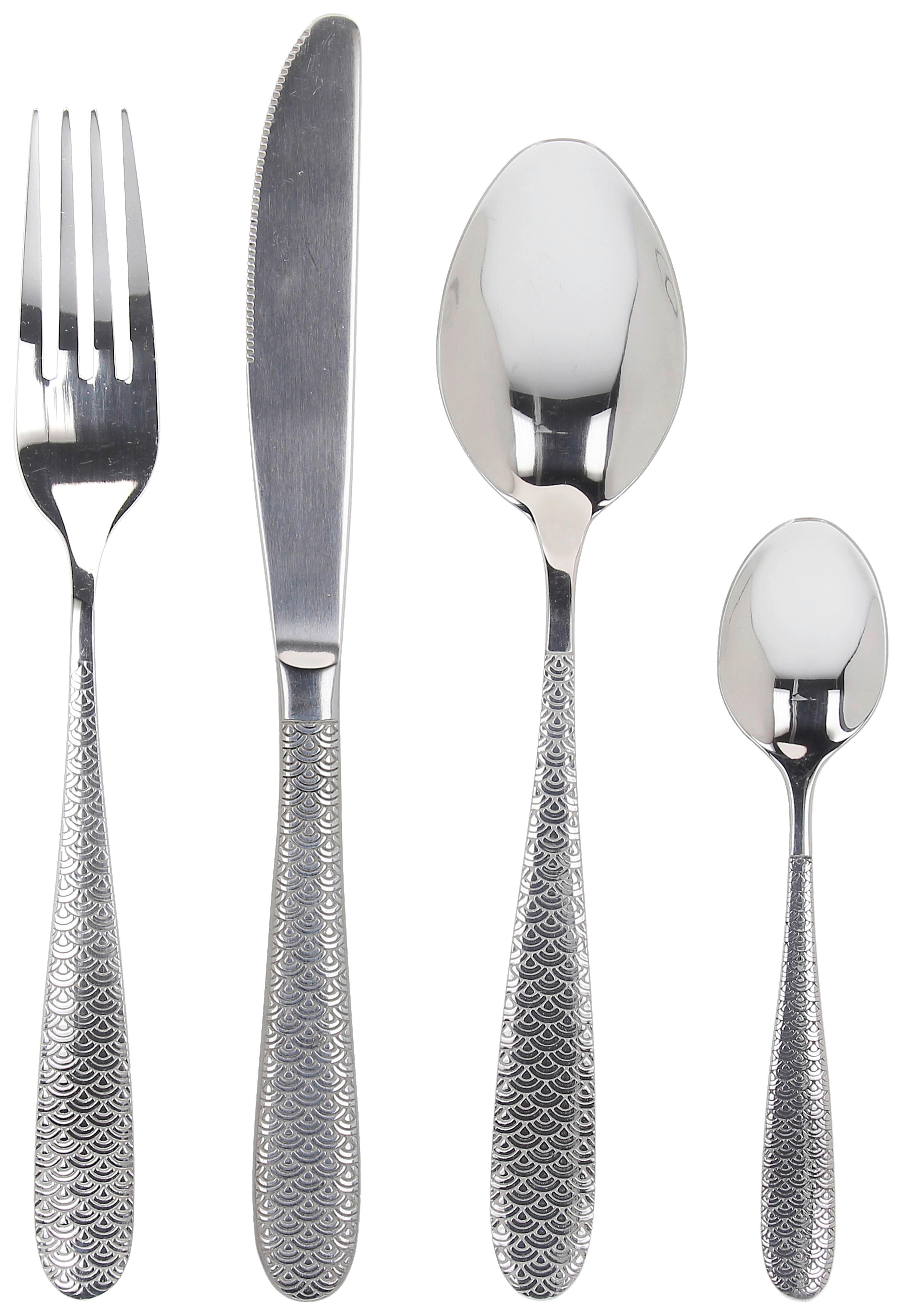 TOGNANA Besteckset Antony Oriental silber Edelstahl 24 tlg. Antony Oriental - silber - TOGNANA