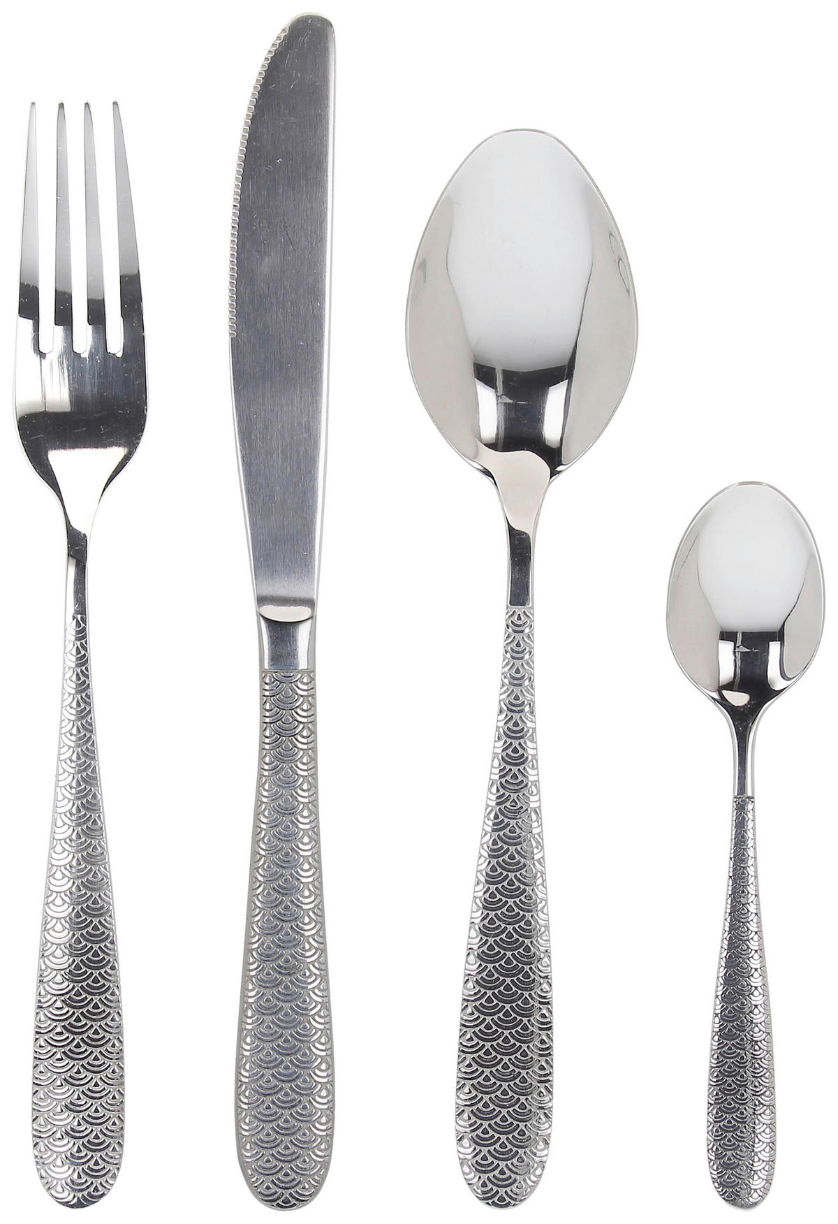TOGNANA Besteckset Antony Oriental silber Edelstahl 24 tlg. Antony Oriental - silber - TOGNANA