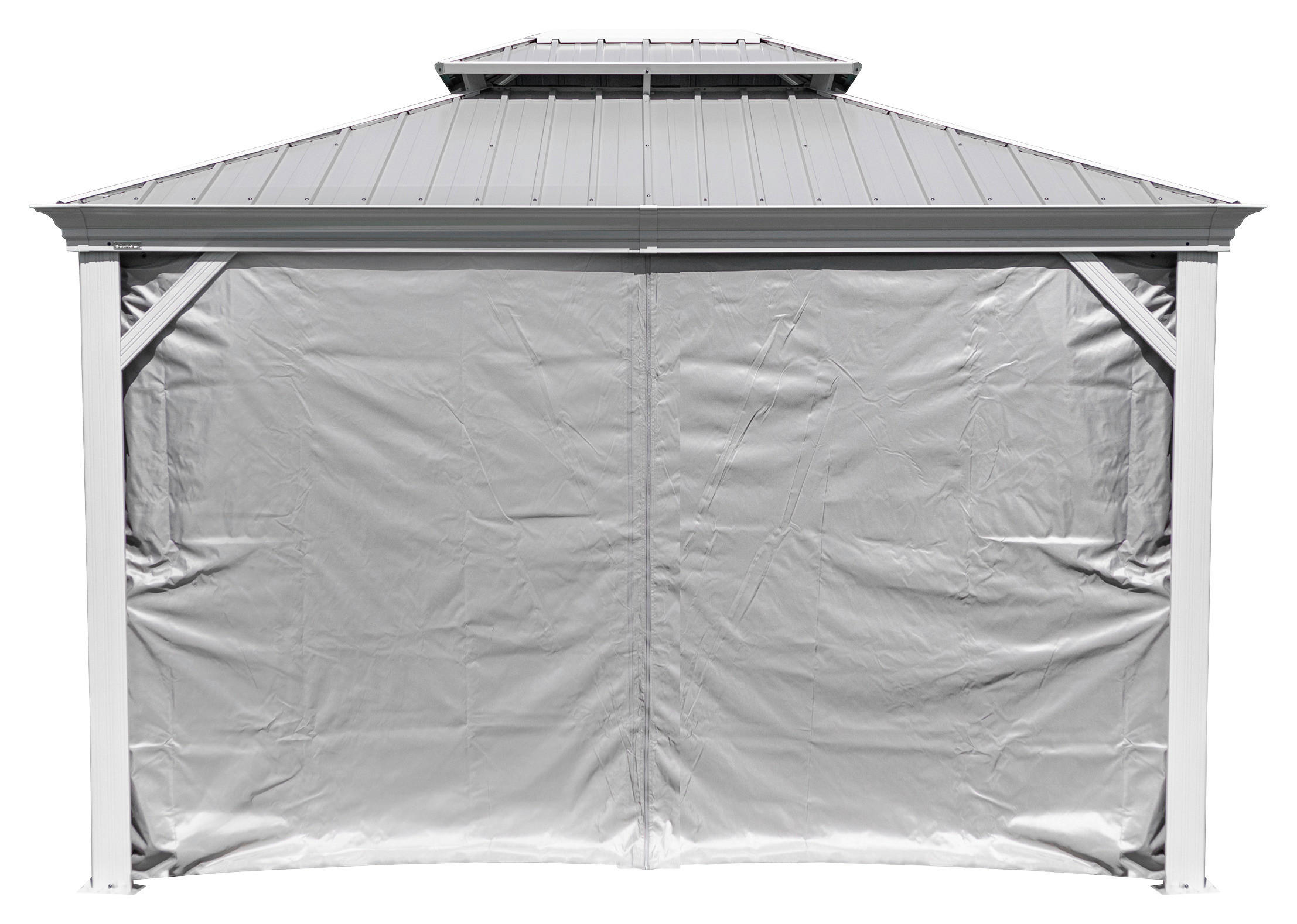 Sojag Pavillon-Vorhang-Set Messina taupe Polyester Messina - taupe - Sojag