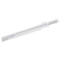 Flächenvorhangsschiene weiß Aluminium 3.0 Läufe Flächenvorhang_Set_3lfg. - weiß (160,00cm)