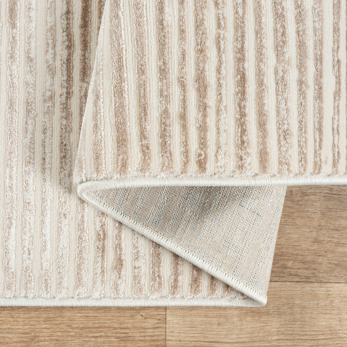 Sanat Kurzflorteppich HERA beige B/L: ca. 80x300 cm HERA - beige (80,00/300,00cm) - Sanat