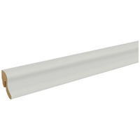 Sockelleiste L/B/H: ca. 250x2,2x4 cm pro Stück Sockelleiste_geschwungen 40mm weiß - (250,00/2,20/4,00cm)