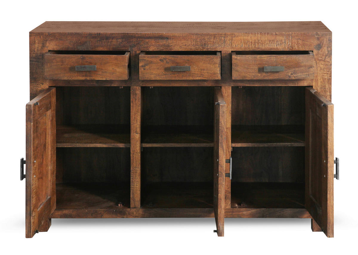 Kommode Genua Akazie dunkel B/H/T: ca. 130x86x40 cm Genua - Akazie (130,00/86,00/40,00cm)