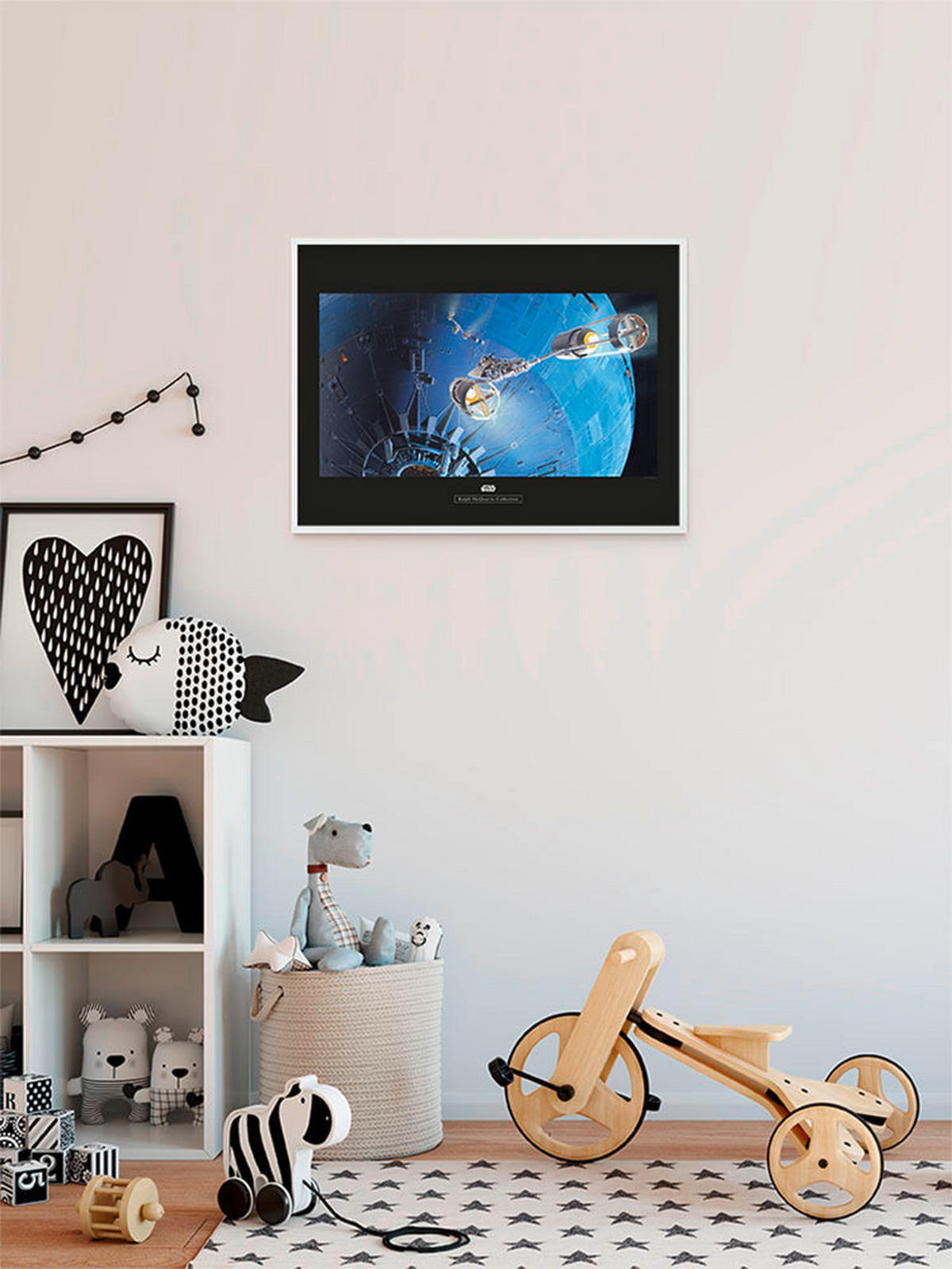 Komar Poster Star Wars Classic RMQ Death Star At Star Wars B/L: ca. 40x30 cm Star Wars Classic RMQ Death Star At - (40,00/30,00cm) - Komar