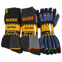Herren-Socken sortiert 5 Packstücke Größe 43-46 Arbeitssocken_Herren_5erPack - sortiert
