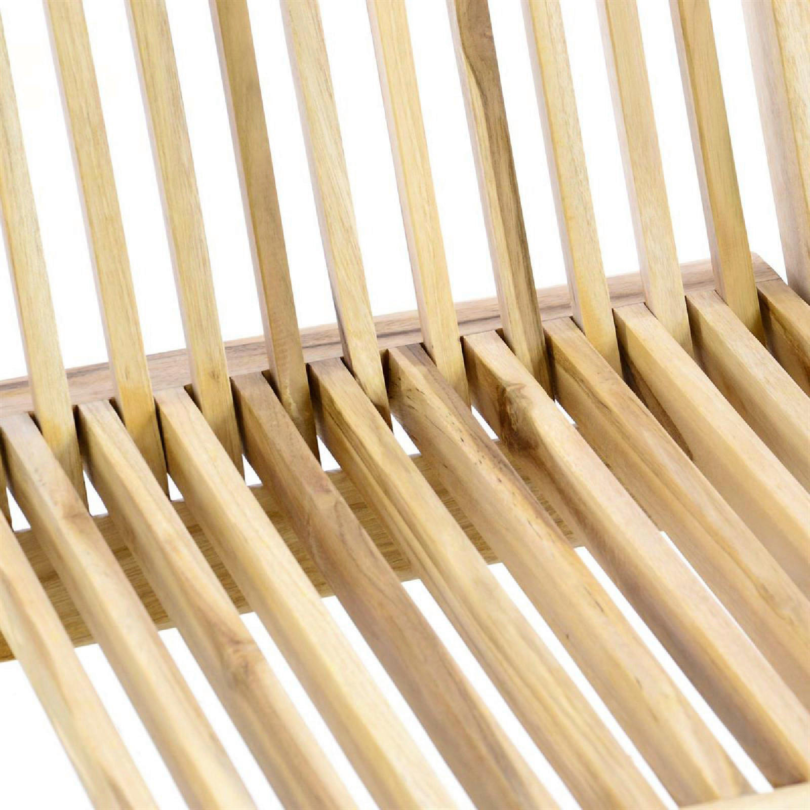 Thumbnail - VCM Klappstuhl teak Holz B/H/T: ca. 46x89x62 cm