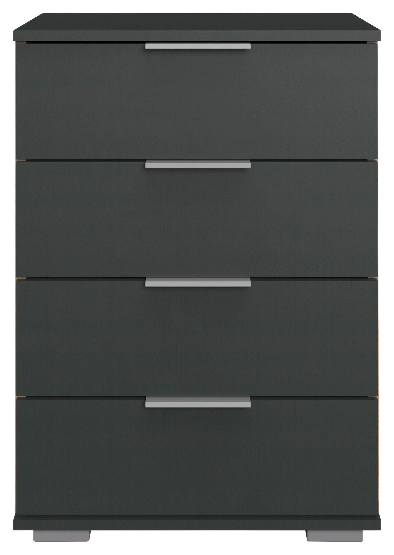 Nachtkonsole Easy Plus Graphit B/H/T: ca. 52x74x38 cm Easy Plus - Graphit/Silbergrau (52,00/74,00/38,00cm)