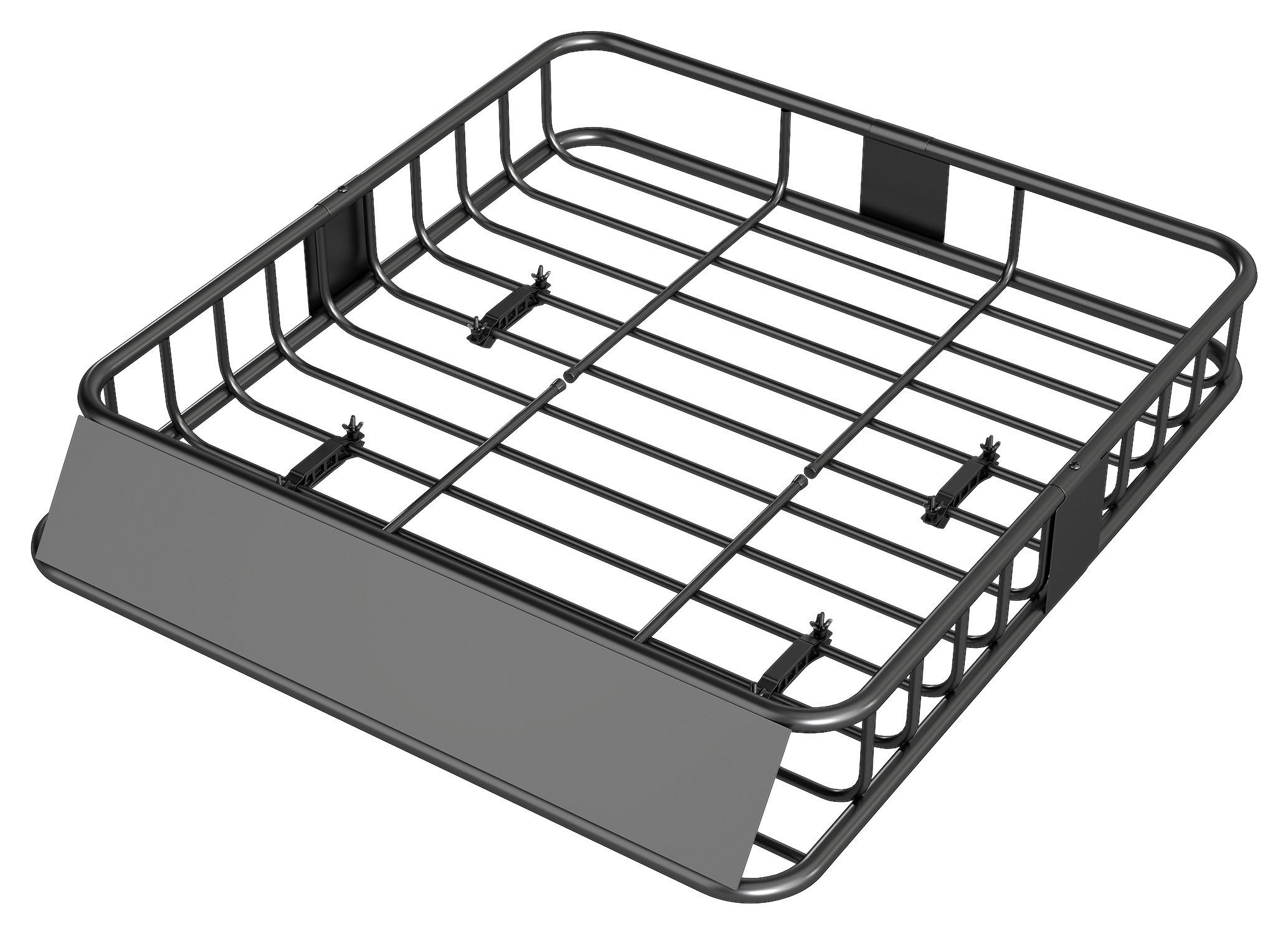 HOMCOM Dachträger Dachträger - schwarz (110,50/99,50/18,50cm) - HOMCOM