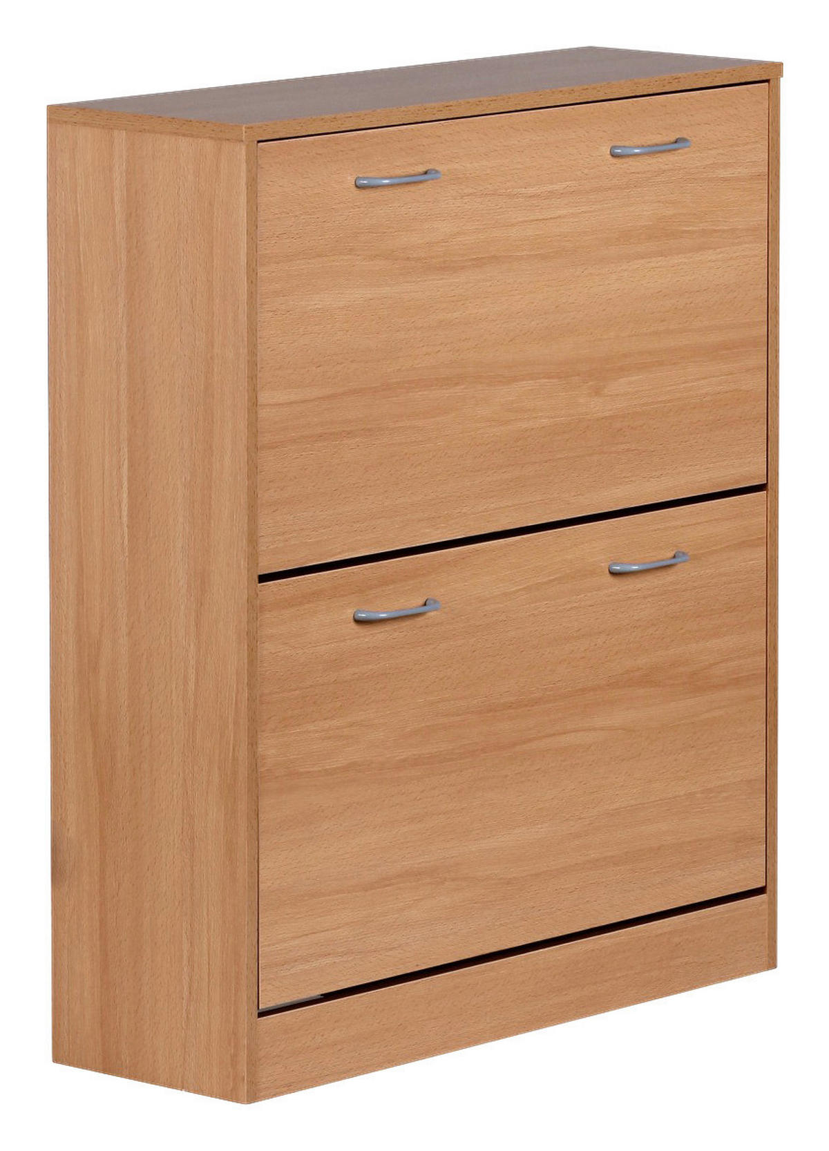 Schuhkipper braun Nachbildung B/H/T: ca. 24x87x75 cm Schuhkipper KIEL - braun/grau (24,00/87,00/75,00cm) - Wohnling
