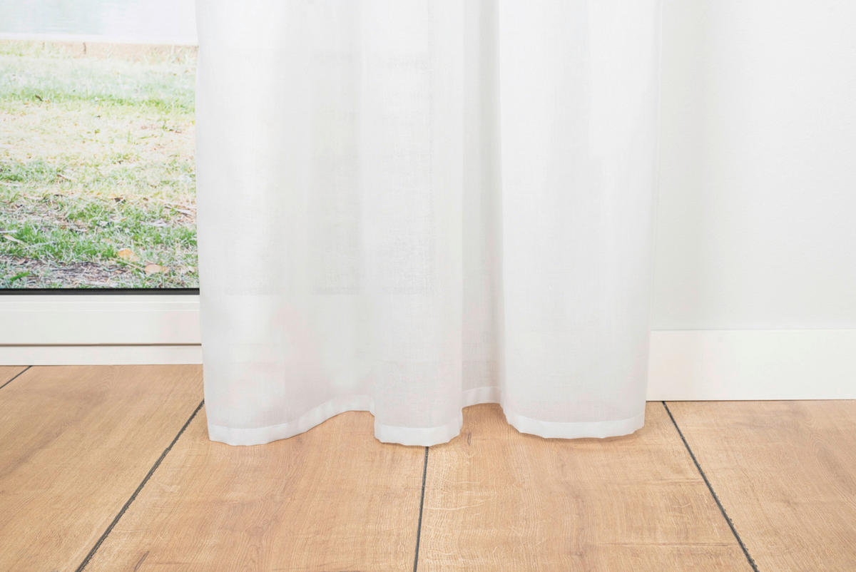 Kombivorhang 2er Pack Breeze weiß B/L: ca. 135x300 cm Breeze - weiß (135,00/300,00cm)