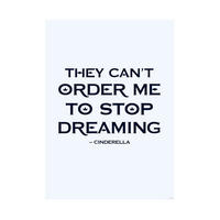 Komar Poster Cinderella Quote Disney B/L: ca. 30x40 cm Cinderella Quote - (30,00/40,00cm) - Komar