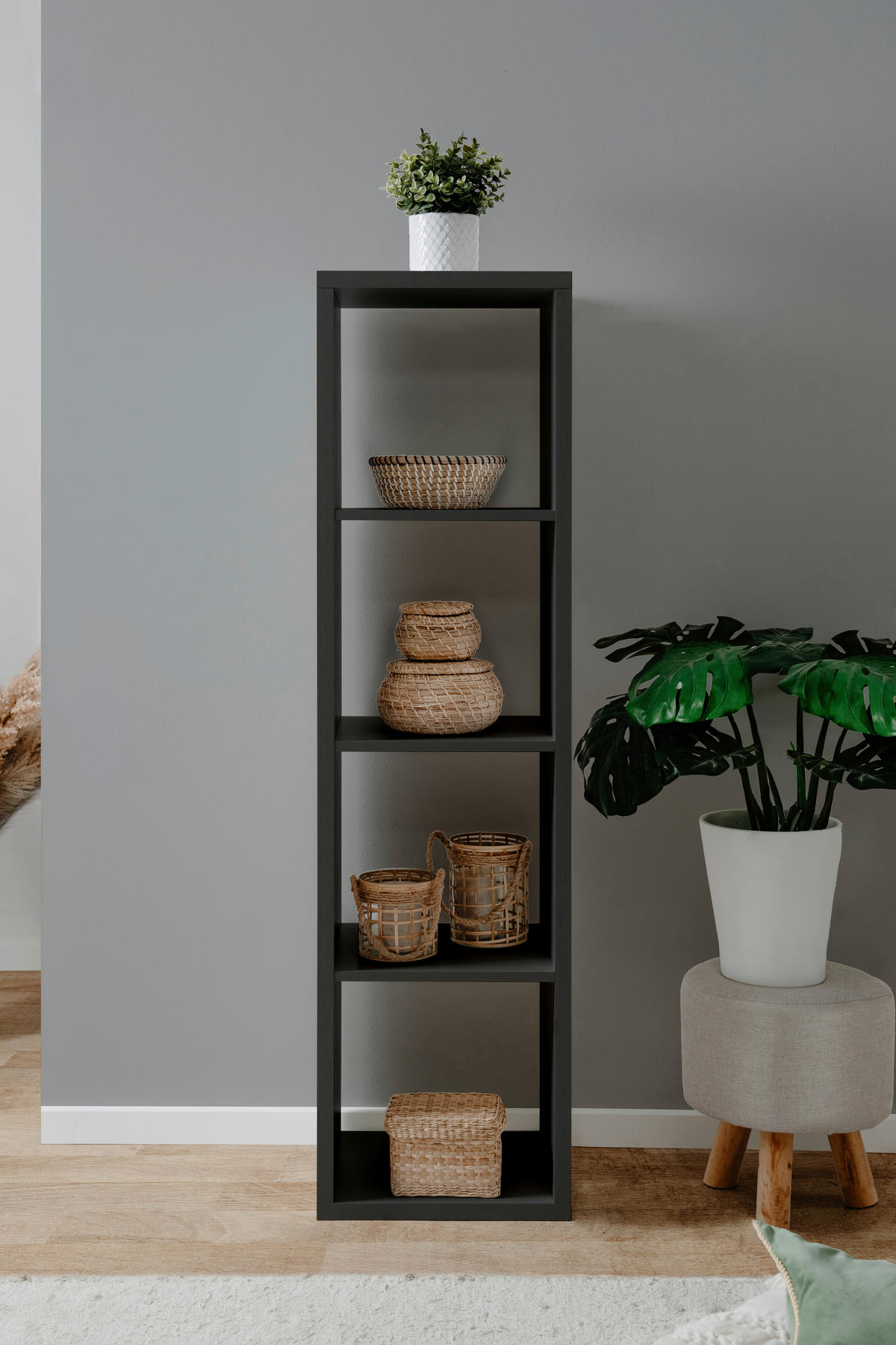 Regal Max anthrazit B/H/T: ca. 38x141x33 cm Max - anthrazit (38,00/141,00/33,00cm)