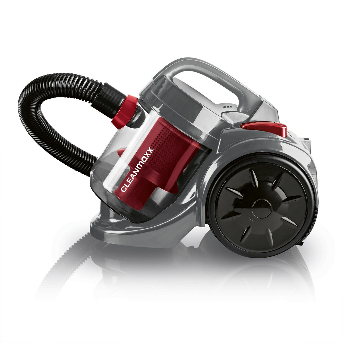 CLEANmaxx Staubsauger schwarz rot B/H/L: ca. 28x32x40 cm Staubsauger_Zyklon - rot/schwarz (40,00/28,00/32,00cm) - CLEANmaxx