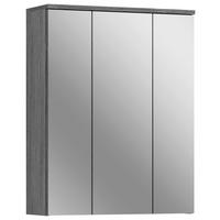 Spiegelschrank BLAKE Rauchsilber Nachbildung weiß Hochglanz B/H/T: ca. 60x77x21 cm BLAKE - weiß (60,00/77,00/21,00cm) - xonox.home