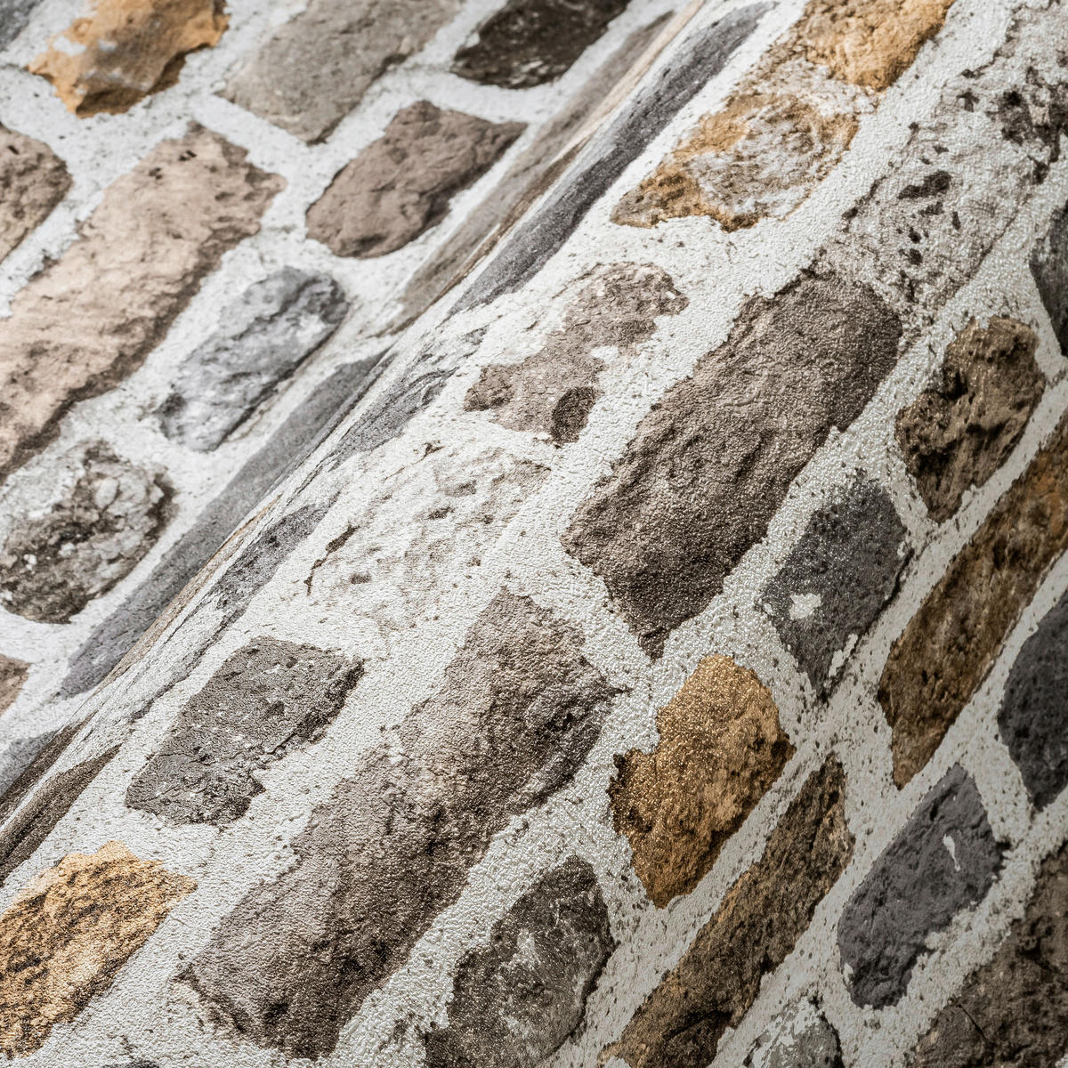 A.S.Creation Vliestapete weiß braun B/H/D: ca. 53x1005x8,8 cm Vliestapete - braun/weiß (8,80/1005,00cm) - A.S.Creation