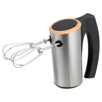 BERGNER Handmixer schwarz silber B/H/L: ca. 10x17,3x20 cm BAKING LOVERS - schwarz/silber (20,00/10,00/17,30cm) - BERGNER