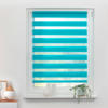 Doppelrollo Duo blau B/L: ca. 45x150 cm Duo - blau (45,00/150,00cm) - LICHTBLICK