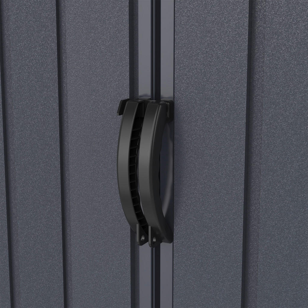 VCM Mülltonnenbox 3er StoreAway grau Ku... VCM Mülltonnenbox 3er StoreAway grau Ku...