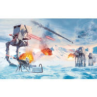 Komar Fototapete Star Wars Hoth Showdown B/L: ca. 400x250 cm Star Wars Hoth Showdown - (400,00/250,00cm) - Komar