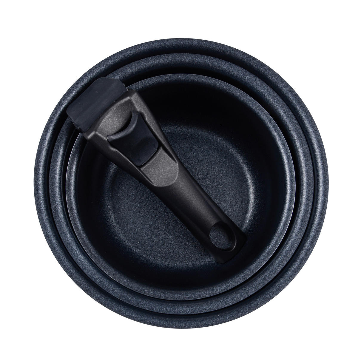 SAN IGNACIO Pfannenset Click & cook schwarz Aluminium Click & cook - schwarz - SAN IGNACIO