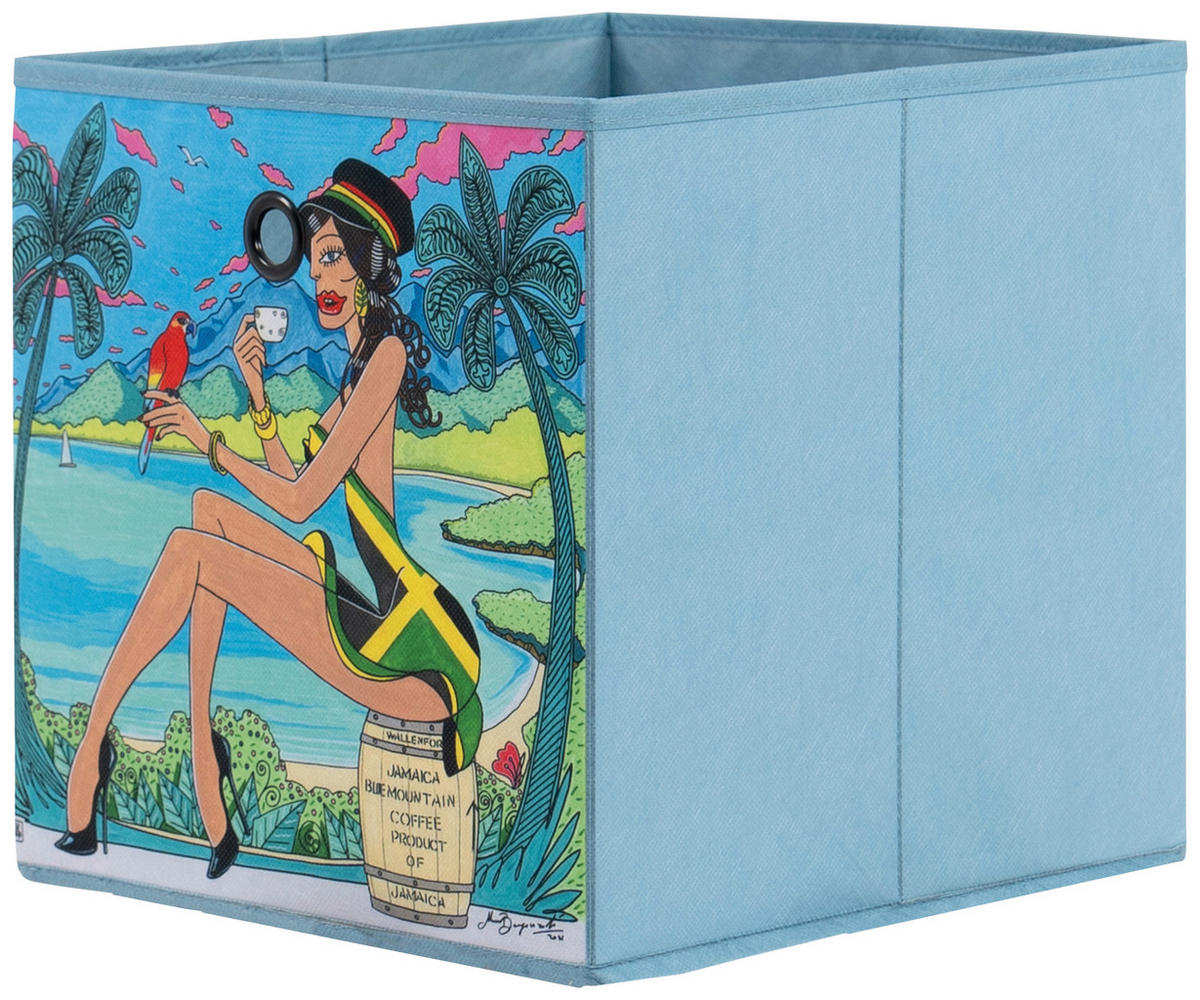 Stoffbox Stoffbox hellblau B/H/T: ca. 32x32x32 cm Stoffbox - hellblau (32,00/32,00/32,00cm)