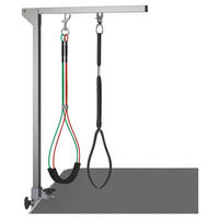 PawHut Haustier Fellpflege m. Klemme silber Aluminium B/H/L: ca. 8x36x74 cm Haustier_Fellpflege_Arm - silber (74,00/8,00/36,00cm) - PawHut