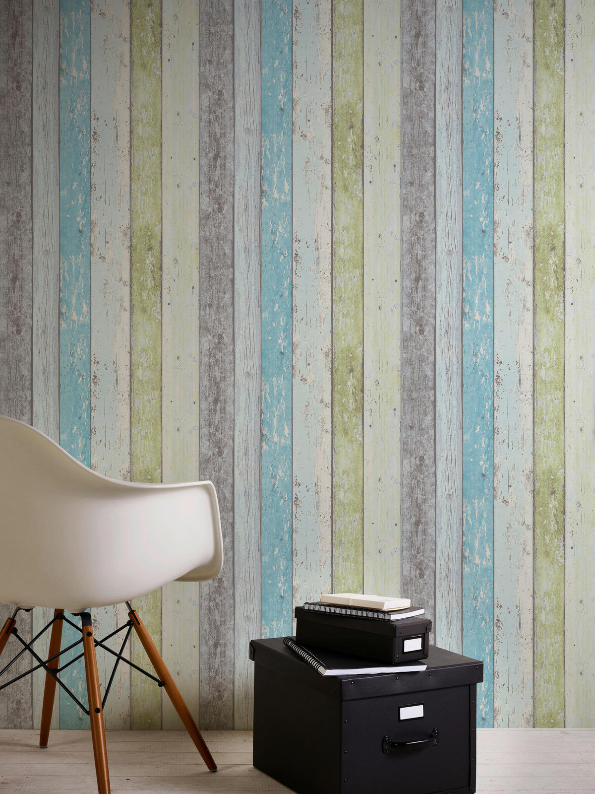 A.S.Creation Vliestapete Best of Wood`n Stone 2nd Edition Holzoptik blau B/L: ca. 53x1005 cm Best of Wood`n Stone 2nd Edition - blau (53,00/1005,00cm) - A.S.Creation