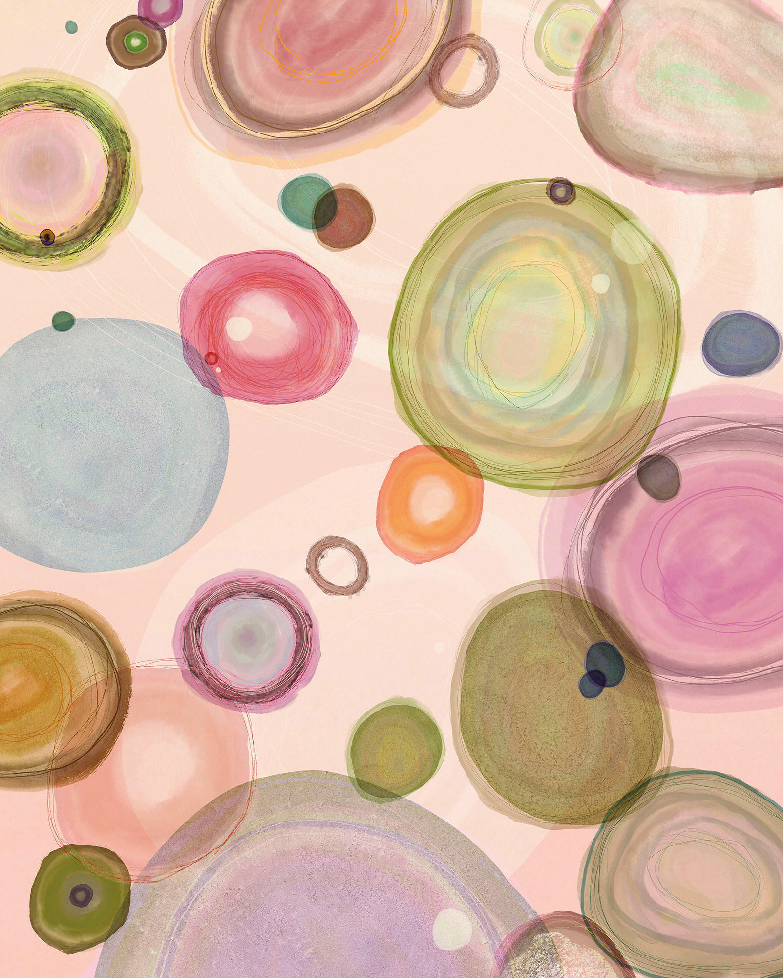 Komar Fototapete Microcosmos B/L: ca. 200x250 cm Microcosmos - (200,00/250,00cm) - Komar