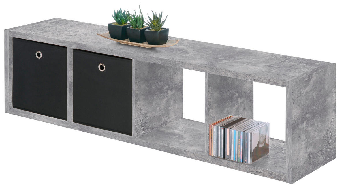 Raumteiler Max Beton Optik B/H/T: ca. 38x141x33 cm Max - (38,00/141,00/33,00cm)