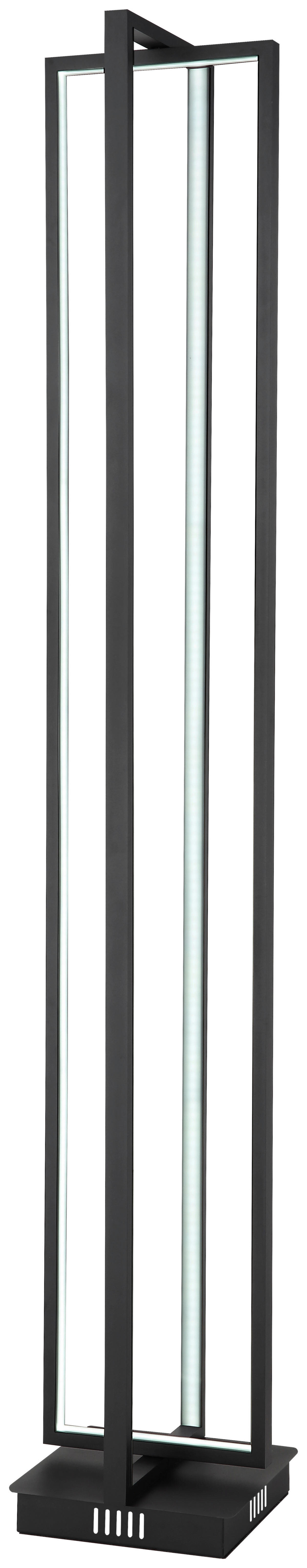 GLOBO LED-Stehleuchte 67195S mattschwarz Kunststoff Metall B/H/T: ca. 20x123x20 cm FLIPS - mattschwarz (20,00/123,00/20,00cm) - GLOBO